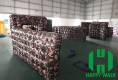 Shooting Inflatable CS Bunker , Inflatable Cylinder Air Sealed Paintball bunkers Obstacle Barriers