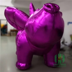 Inflatable Purple Flying Pig