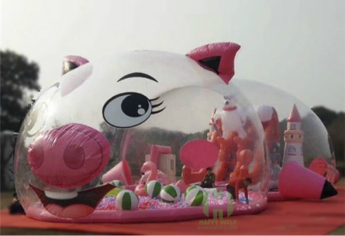 Inflatable Pig Bubble Tent