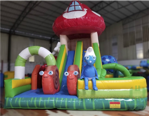 Smurfs Inflatable Amusement Park