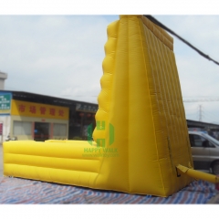 7*4*6m Yellow Inflatable Rock Climbing Wall