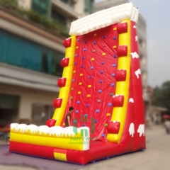 4*4*5m  Outdoor Inflatable Rock Climbing Wall