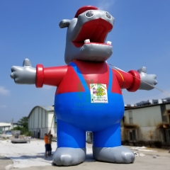 Big Hippo Inflatable Character