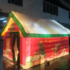 LED Christmas Inflatable Decoration House Balloon