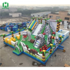 Giant Jurassic Dinosaur Themed Inflatable Amusement Park