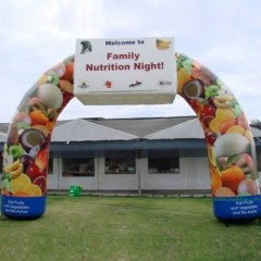 Full Printing Fruit Advertising Inflatable Acrchway