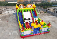 Mickey & Donald Duck Outdoor Themed Inflatable Amusement Park for Children