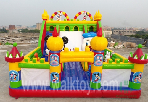 Mickey & Donald Duck Outdoor Themed Inflatable Amusement Park for Children