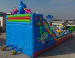 Shark Outdoor Themed Inflatable Amusement Park for Children