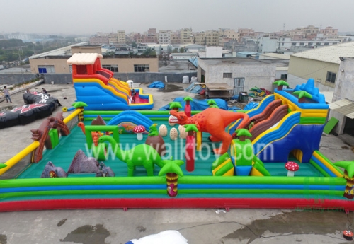 Dinosaur Outdoor Themed Inflatable Amusement Park for Children