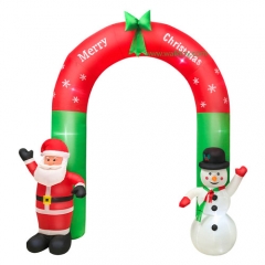 Christmas Snowman Santa Inflatable Decoration Arch