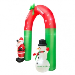 Christmas Snowman Santa Inflatable Decoration Arch