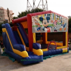 Mickey Inflatable Bouncer Slide