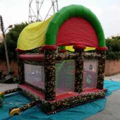 Camouflage Inflatable Bouncer Slide
