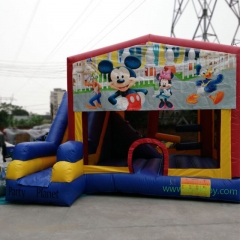 Mickey Inflatable Bouncer Slide
