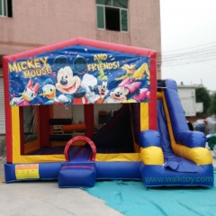 Mickey Inflatable Bouncer Slide