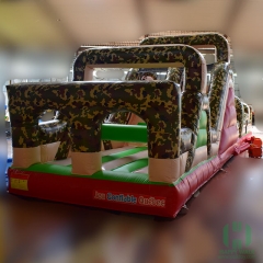 Camouflage Inflatable obstacle course