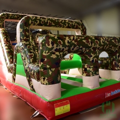 Camouflage Inflatable obstacle course