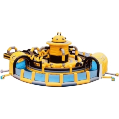 UFO Inflatable Water Amusement Park With Pool