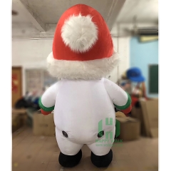 Inflatable Snowman Mascot Costume