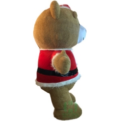 Inflatable christmas teddy bear