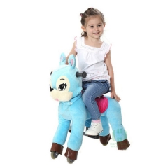 Blue Rabbit Ride On Animal