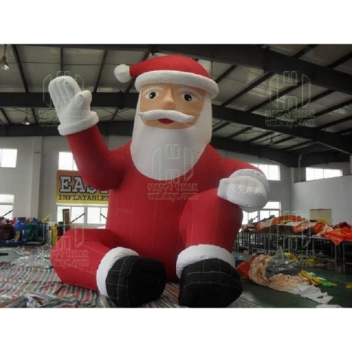 Big cartoon Inflatable large christmas santa claus