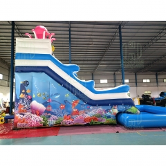 Commercial Octopus Water Slide Inflatable Water Pool Inflatable Giant-Inflatable-Water-Slide-for-Adult & Kids in HOT SALE