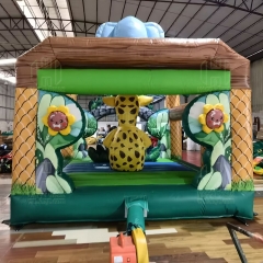 Zoo Animal inflatable jumping castles bouncer for kids fun