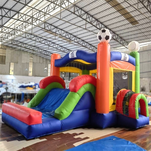 Happy Walk Bouncy castle High Quality Commercial gorilla forest theme Inflatable Bouncer Slide Inflatable trampoline for sale