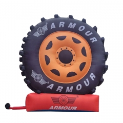 New design customized pneumatic tire model inflatable advertising air model