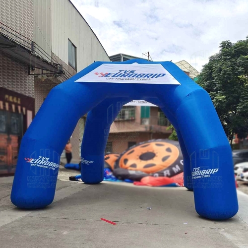 Happy Walk custom logo outdoor air tent camping activities spider tent outdoor activities inflatable tent