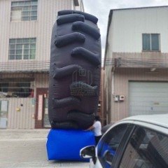 New design customized pneumatic tire model inflatable advertising air model