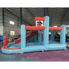 Commercial Pirate theme kid playground toy games inflatable bouncy castle with slide for hot sales