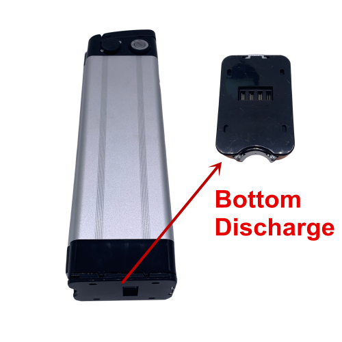 48V12AH LI-ION BOTTOM DISCHARGE BATTERY (WITH CASE AND 3A CHARGER)