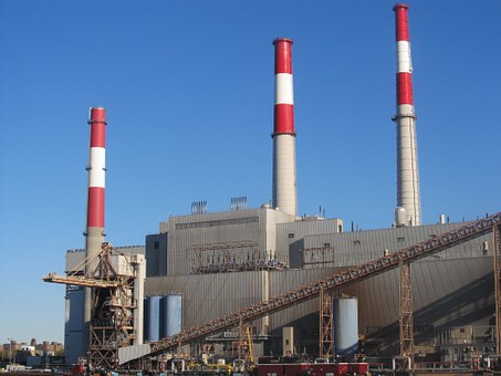 Factory, Smokestack, Industrial, Power