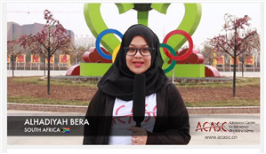 ACASC Study in China - Alhadiyah Bera from South Africa