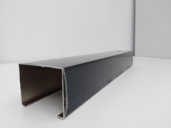 Black color high-type powder coating aluminium baffle ceiling