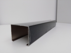 Black color high-type powder coating aluminium baffle ceiling