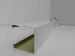 New coming white powder coating aluminium baffle ceiling