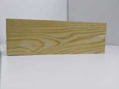 Chinese Wholesale Wooden grain U Shape Suspended aluminium baffle ceiling