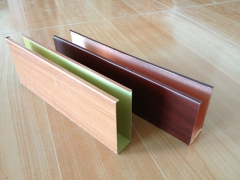 Wooden Grain aluminium baffle ceiling