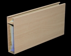 Wooden Grain Aluminium Baffle Ceiling