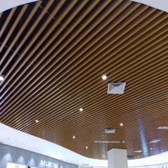 Wooden Grain Aluminum Linear Ceiling