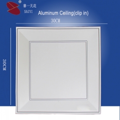 Modern Film coating aluminum ceiling tile-clip in type