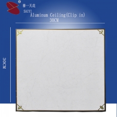 Modern Film Coating Aluminum Suspended Ceiling-Clip in type