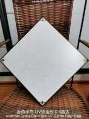 600*600mm Film Coating Aluminum False Ceiling(Clip in type)