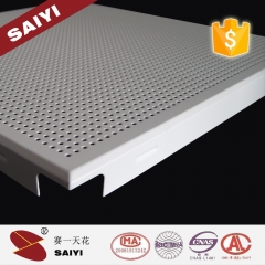 600*600mm Powder Coating Perforated Aluminum Ceiling tile