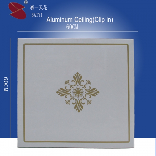 Film-Coating Aluminum Ceiling Tile-Clip in