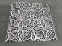 3D shape hollow aluminum decorative panel solid cladding aluminum metal sheet